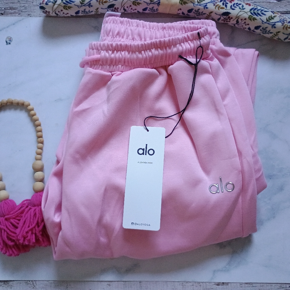 ALO Yoga Pink Track Pants